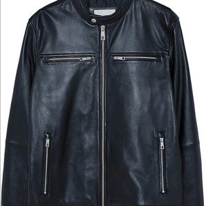 Zara Genuine Leather Jacket - Medium